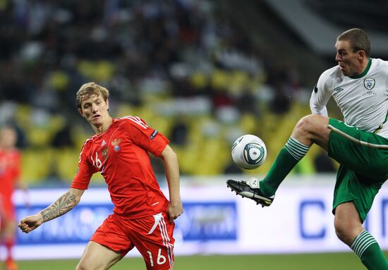 Football. Euro-2012 Qualifying Tournament. Russia vs. Ireland