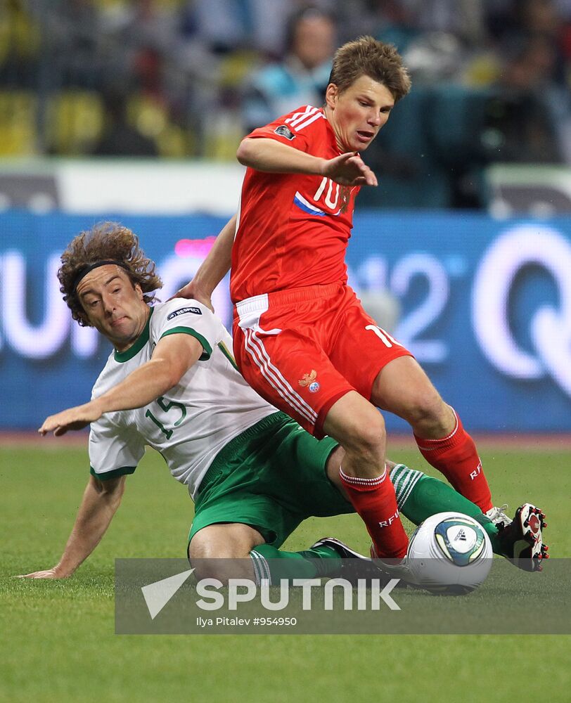 Football. Euro-2012 Qualifying Tournament. Russia vs. Ireland