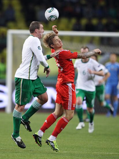 Football. Euro-2012 Qualifying Tournament. Russia vs. Ireland