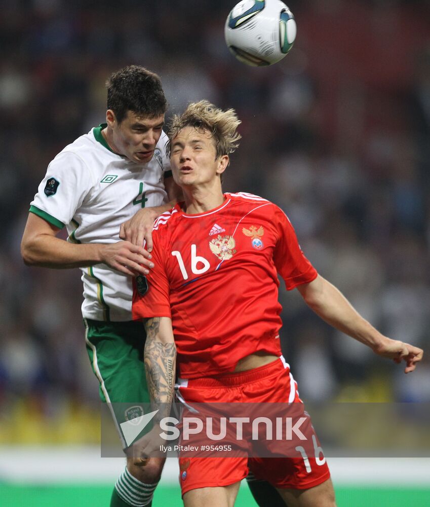 Football. Euro-2012 Qualifying Tournament. Russia vs. Ireland