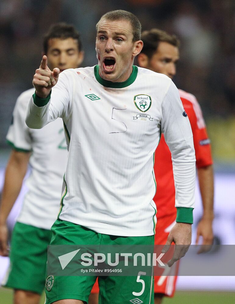 Football. Euro-2012 Qualifying Tournament. Russia vs. Ireland