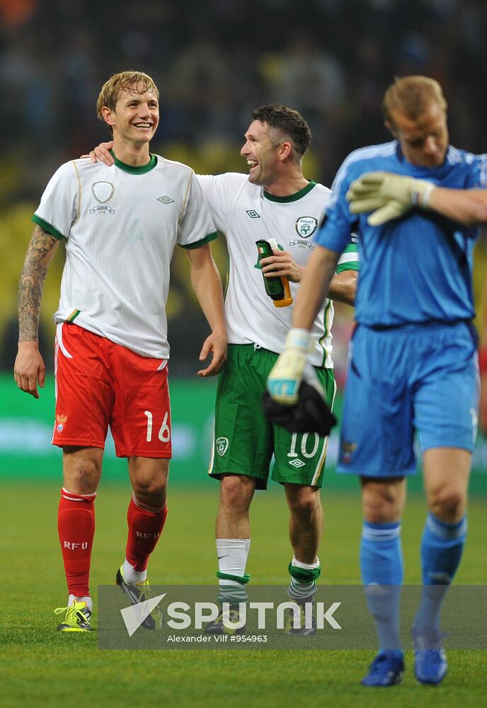 Football. Euro-2012 Qualifying Tournament. Russia vs. Ireland