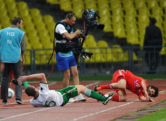 Football. Euro-2012 Qualifying Tournament. Russia vs. Ireland