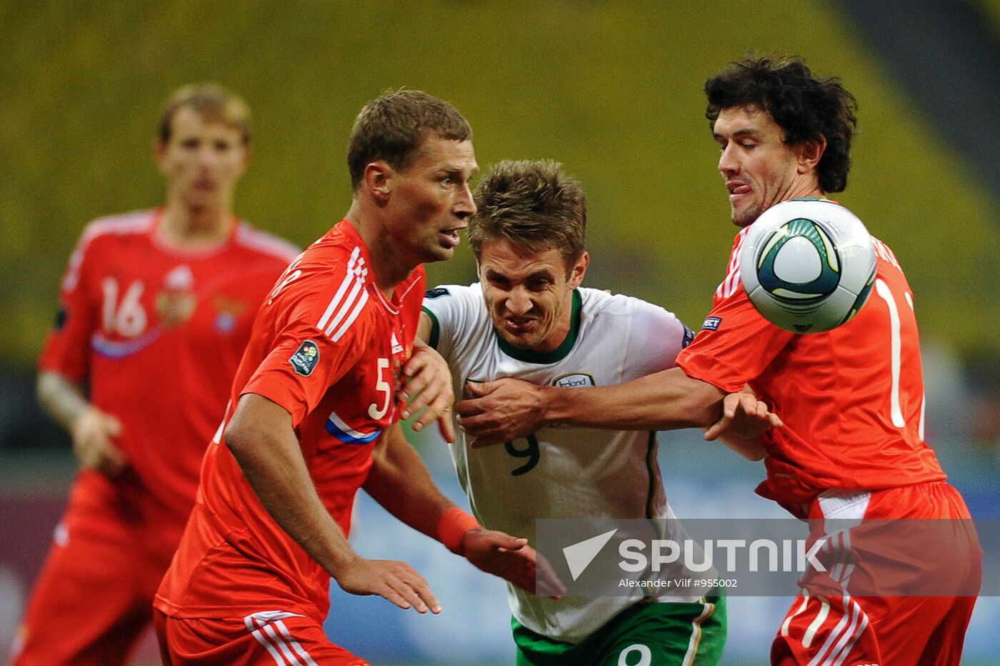 Football. Euro-2012 Qualifying Tournament. Russia vs. Ireland