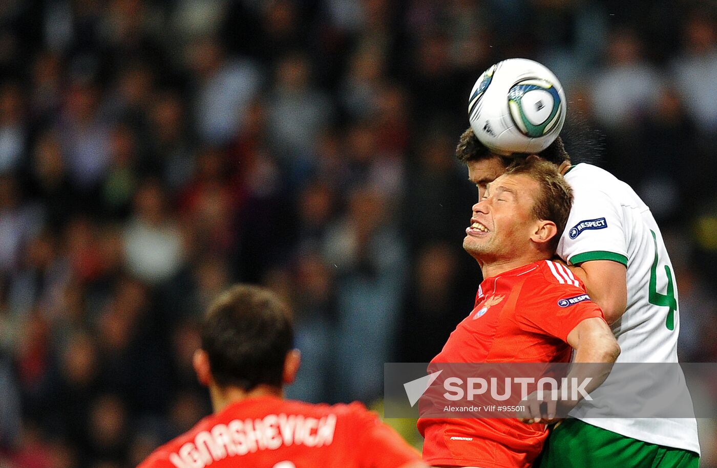 Football. Euro-2012 Qualifying Tournament. Russia vs. Ireland