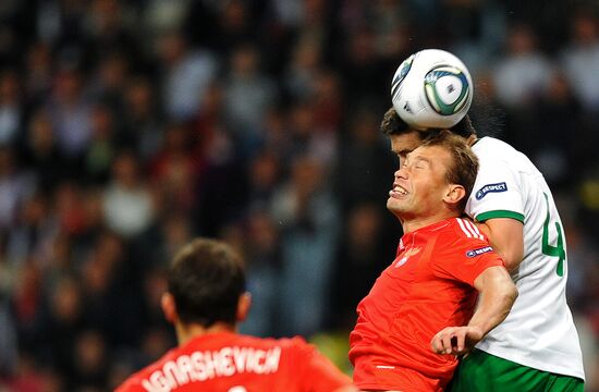 Football. Euro-2012 Qualifying Tournament. Russia vs. Ireland