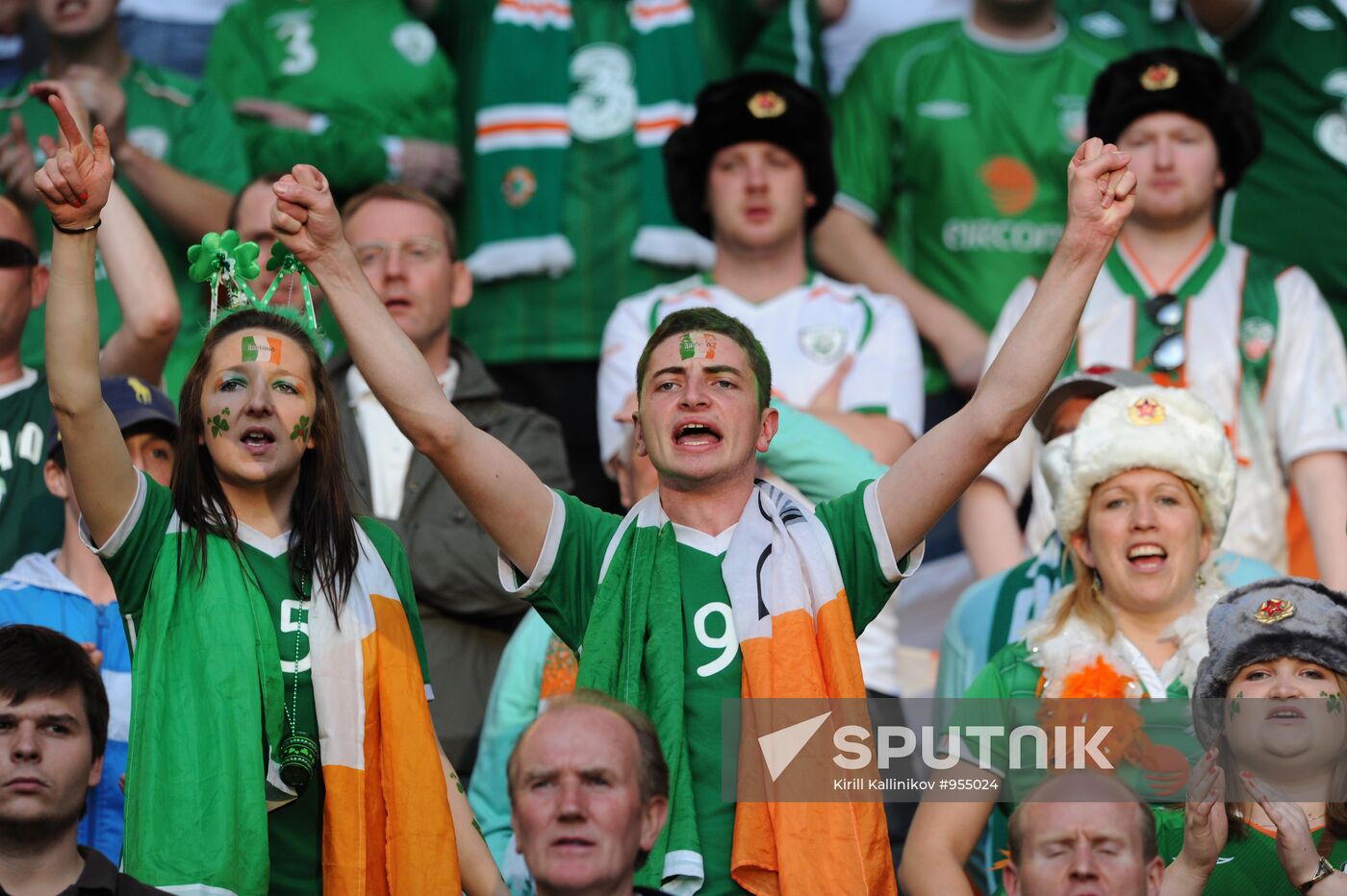 Football. Euro-2012 Qualifying Tournament. Russia vs. Ireland