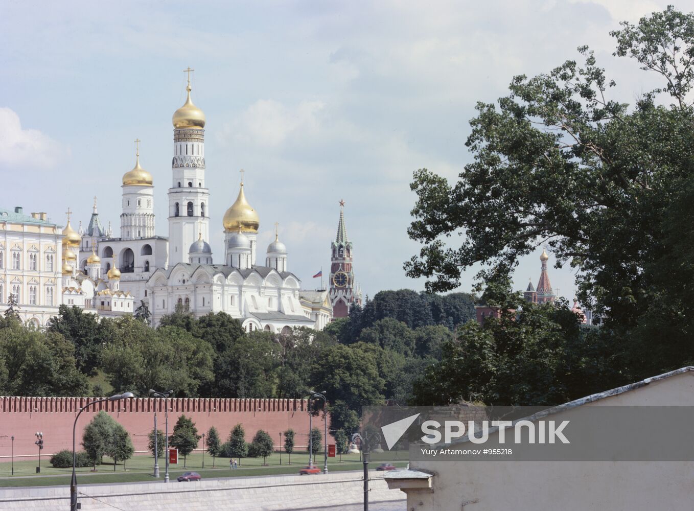 View of Ivan the Great bell tower and cathedrals