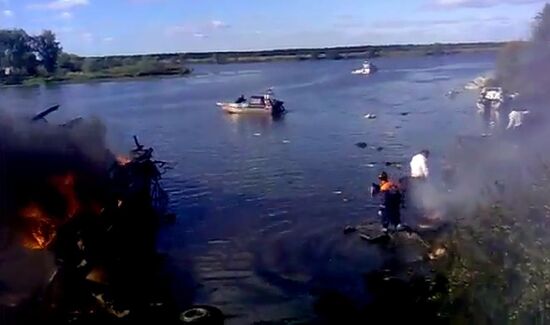 Yak-42 aircraft crashes near Yaroslavl