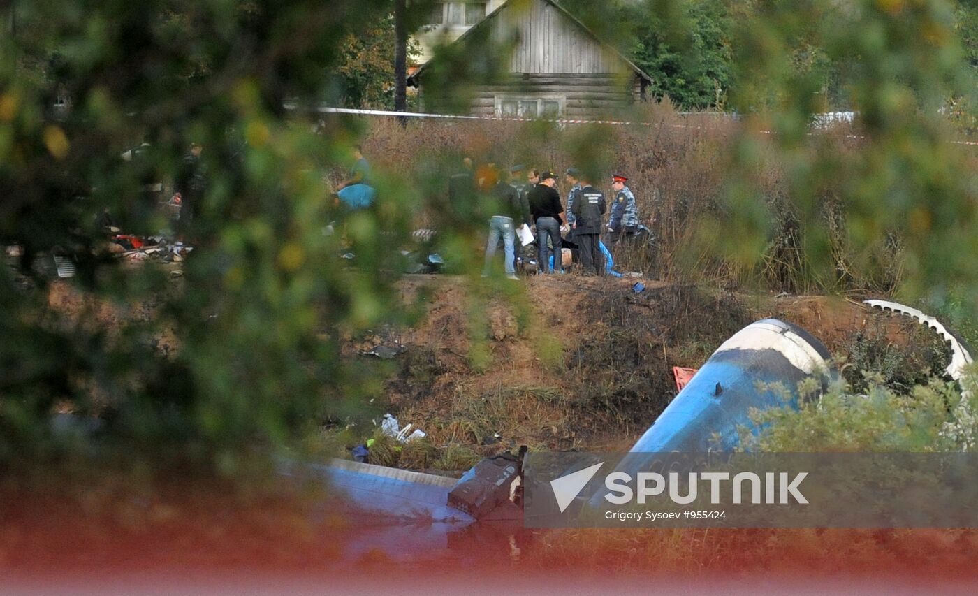 Yak-42 aircraft crashes near Yaroslavl