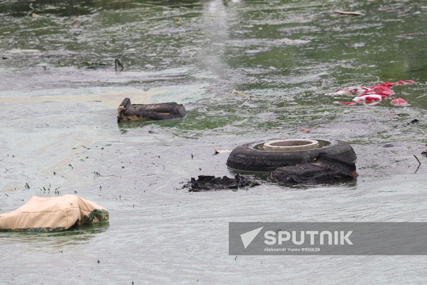 At crash site of Yak-42 jet outside Yaroslavl