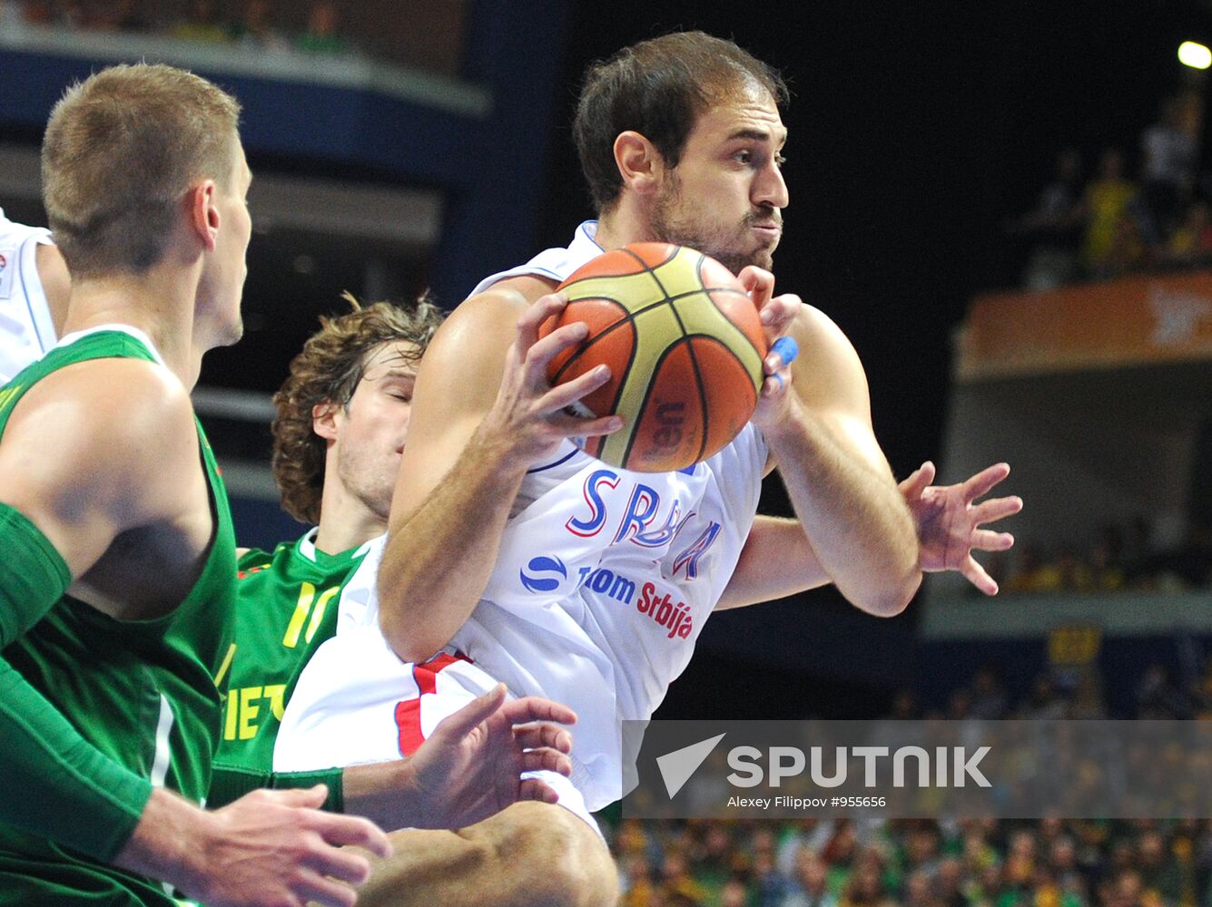 European Basketball Championships. Serbia vs. Lithuania