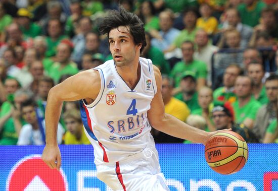 European Basketball Championships. Serbia vs. Lithuania