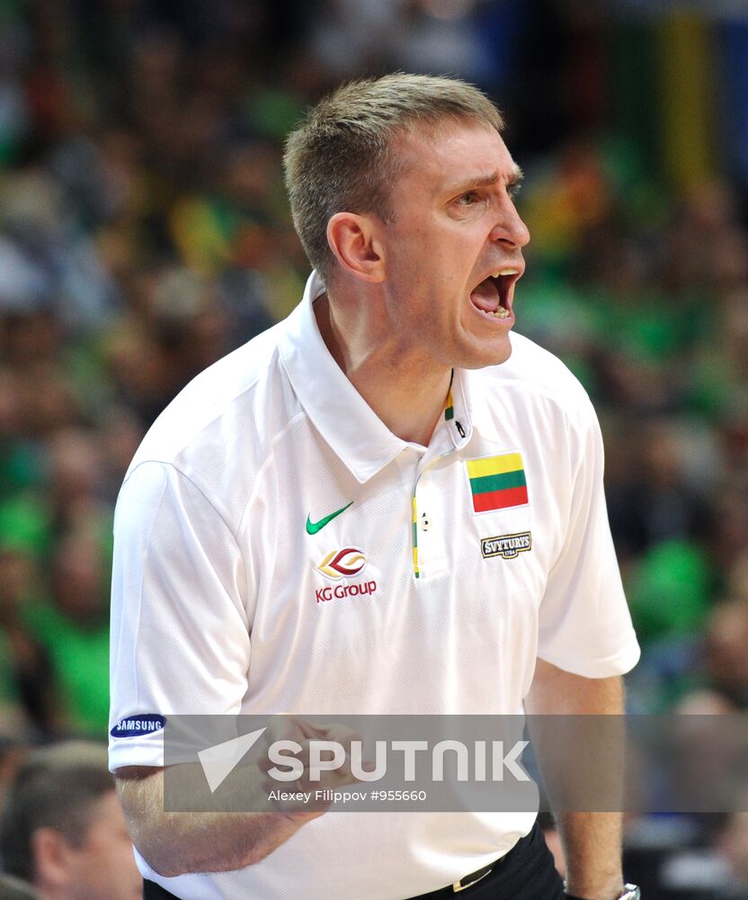European Basketball Championships. Serbia vs. Lithuania