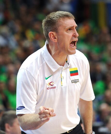 European Basketball Championships. Serbia vs. Lithuania
