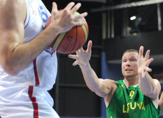 European Basketball Championships. Serbia vs. Lithuania
