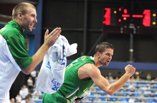 Basketball: European Championships, Serbia-Lithuania game
