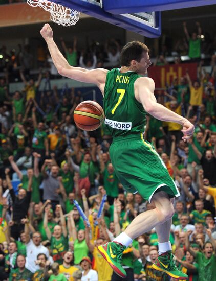 European Basketball Championships. Serbia vs. Lithuania
