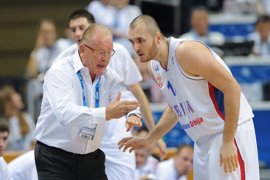 European Basketball Championships. Serbia vs. Lithuania