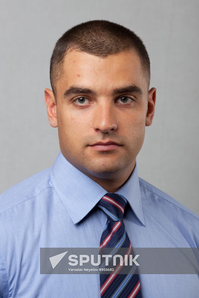 Physical fitness trainer Nikolai Krivonosov