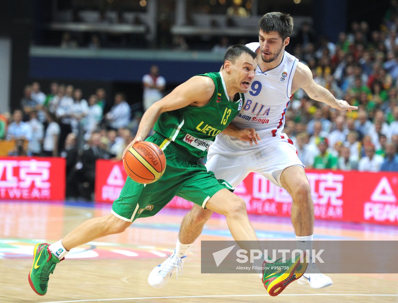 Basketball: European Championships, Serbia-Lithuania game