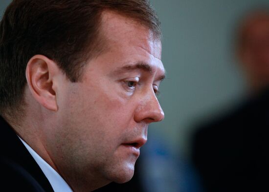 Dmitry Medvedev arrives in Yaroslavl