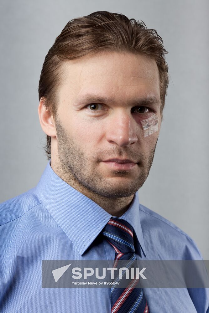 Lokomotiv Yaroslavl player Karlis Skrastins