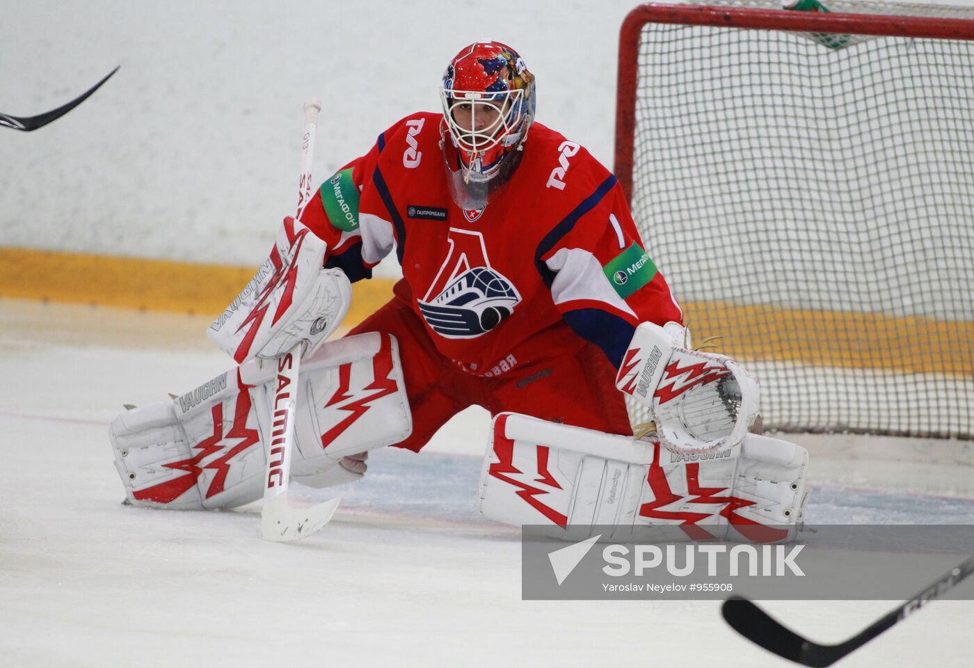 HC Lokomotiv (Yaroslavl) player Stefan Liv Sputnik Mediabank
