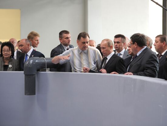 Vladimir Putin visits Far East