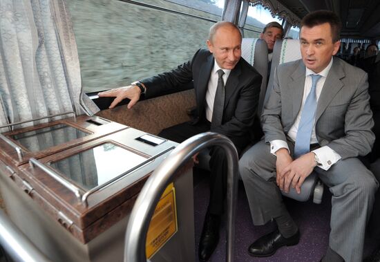 Vladimir Putin visits Far East