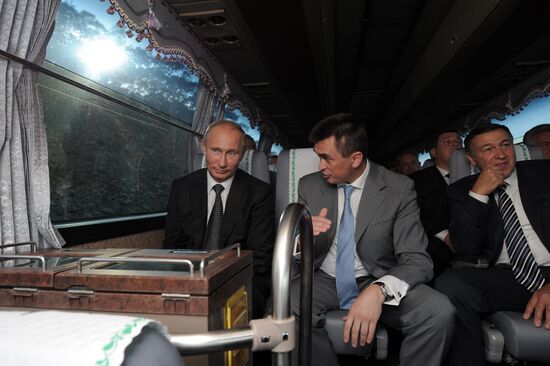 Vladimir Putin visits Far East