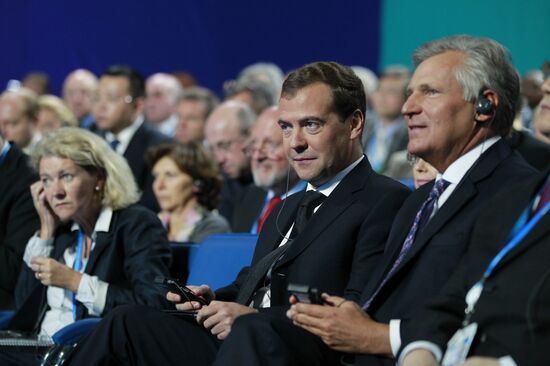 Dmitry Medvedev attends Global Policy Forum in Yaroslavl