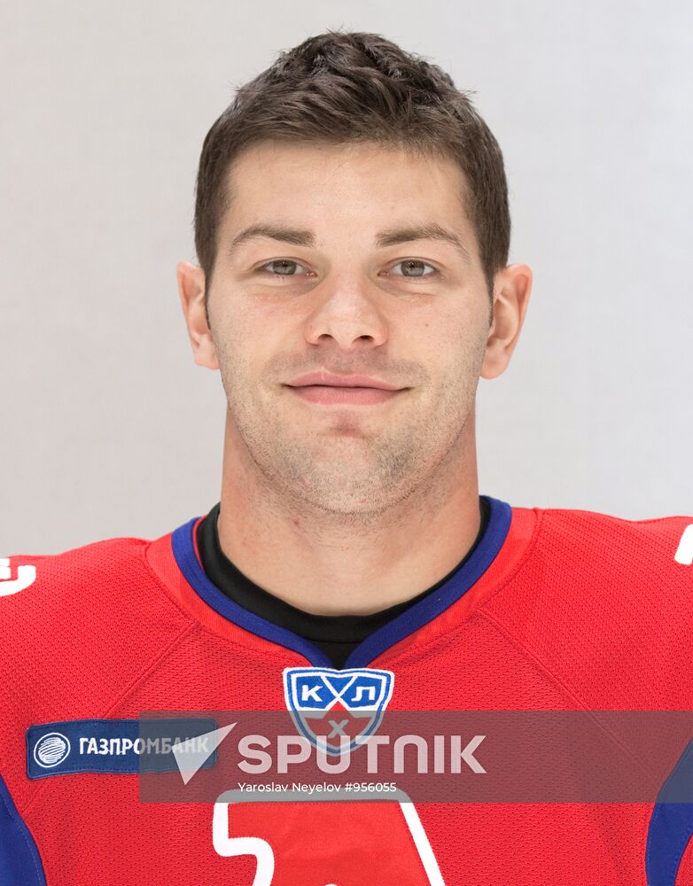 Lokomotiv Yaroslavl player Vitaly Anikeyenko