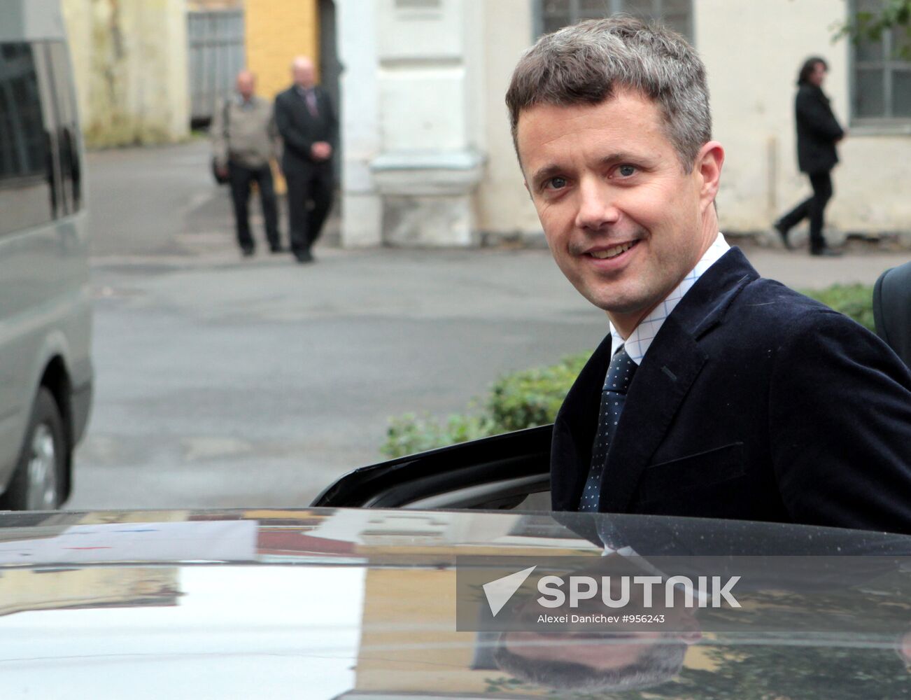 Crown Prince Frederik of Denmark visits Admiralty shipyards