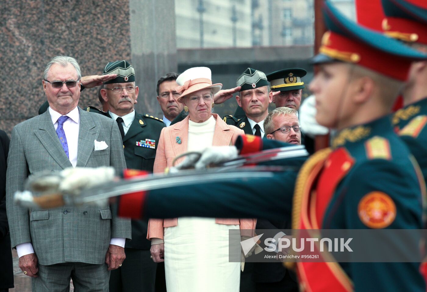 Danish Queen Margrethe II & Prince Consort Henrik in Petersburg