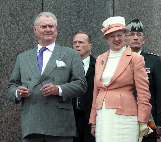 Danish Queen Margrethe II & Prince Consort Henrik in Petersburg
