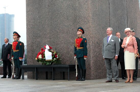 Danish Queen Margrethe II & Prince Consort Henrik in Petersburg