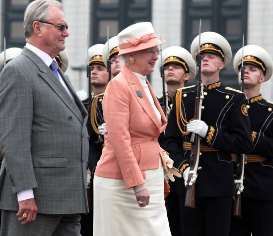 Danish Queen Margrethe II & Prince Consort Henrik in Petersburg