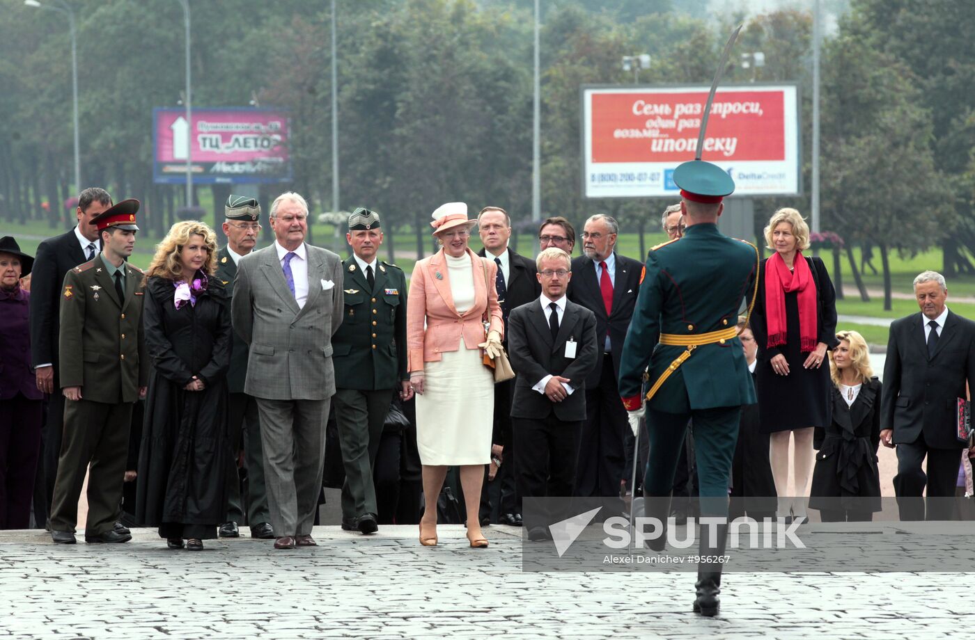 Danish Queen Margrethe II & Prince Consort Henrik in Petersburg