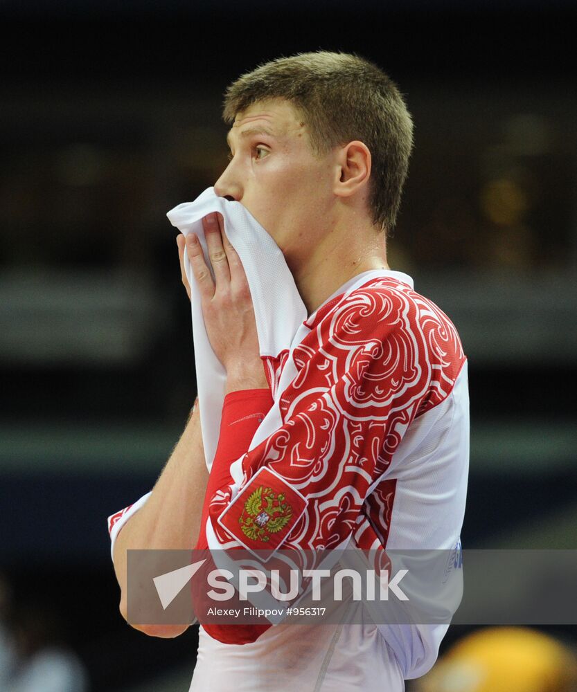 Basketball. European Championships. Match Finland - Russia