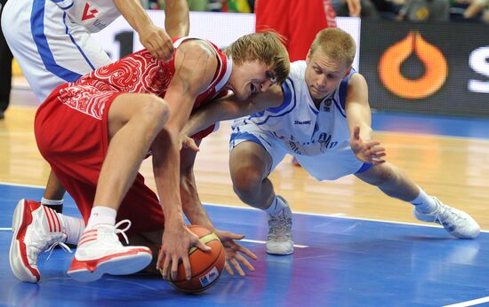 Basketball. European Championships. Match Finland – Russia