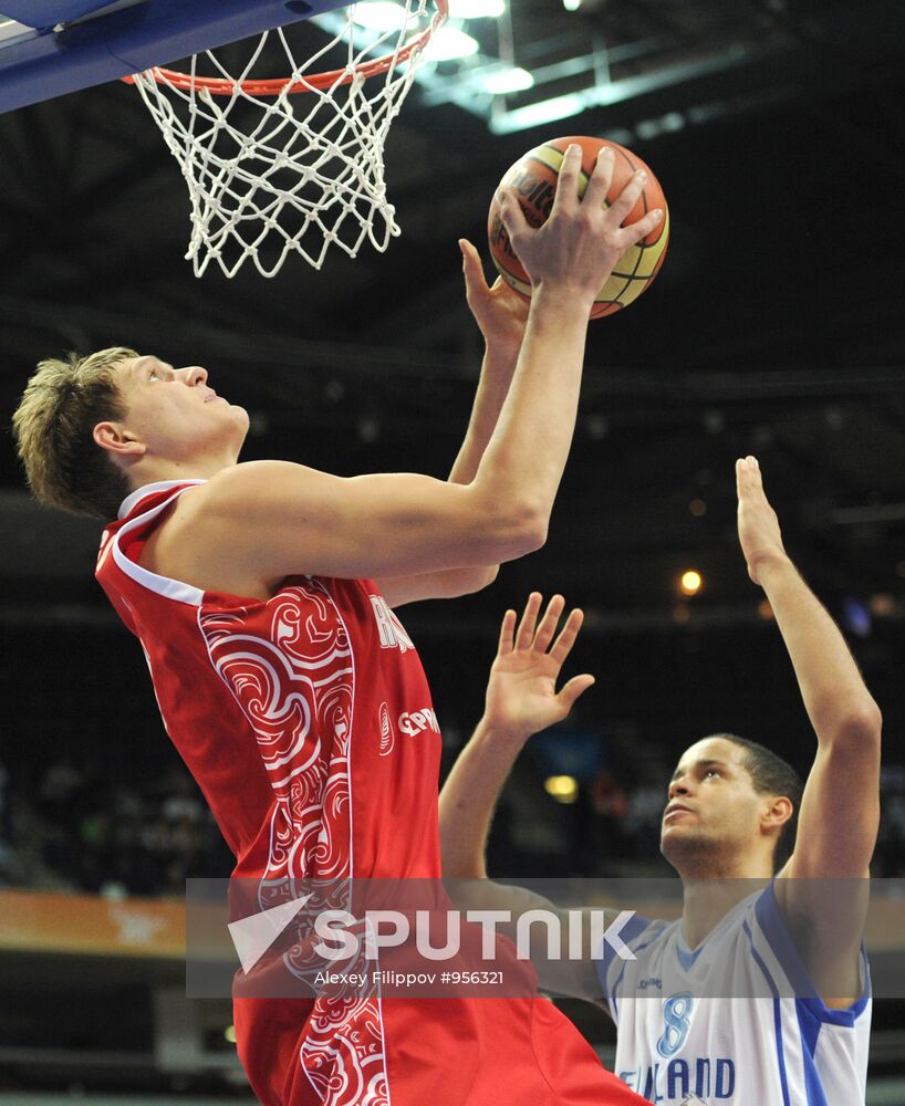 Basketball. European Championships. Match Finland – Russia