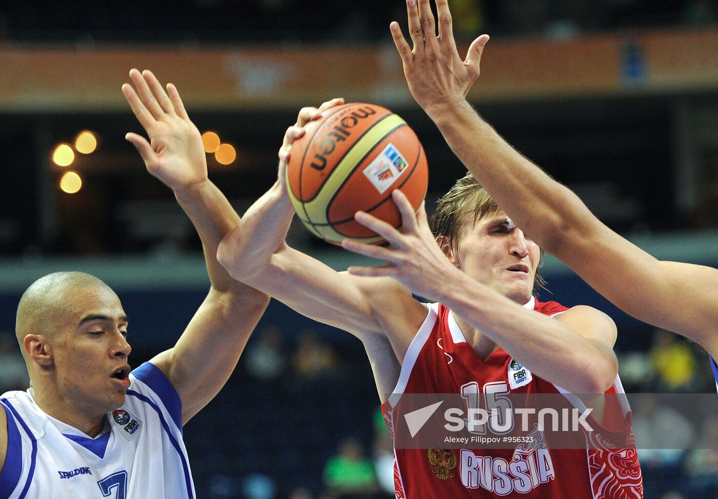 Basketball. European Championships. Match Finland – Russia