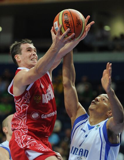Basketball. European Championships. Match Finland - Russia