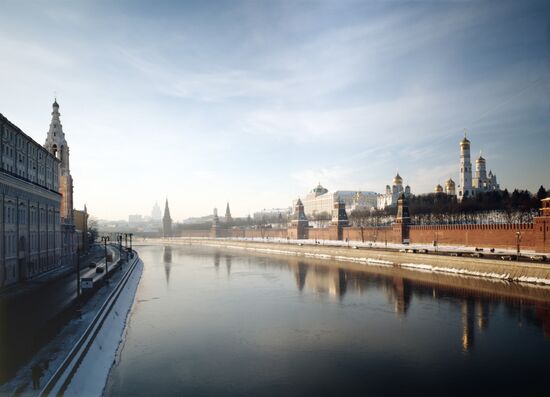 Moscow Kremlin, view from Moskva River