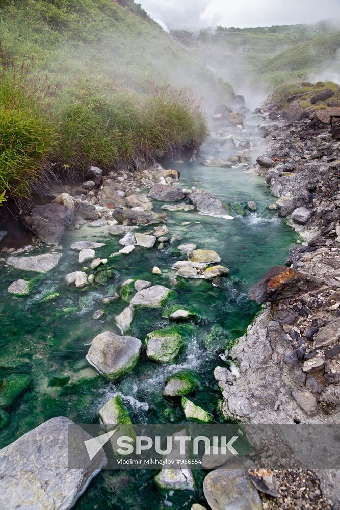 Regions of Russia. Kuril Islands. Iturup island