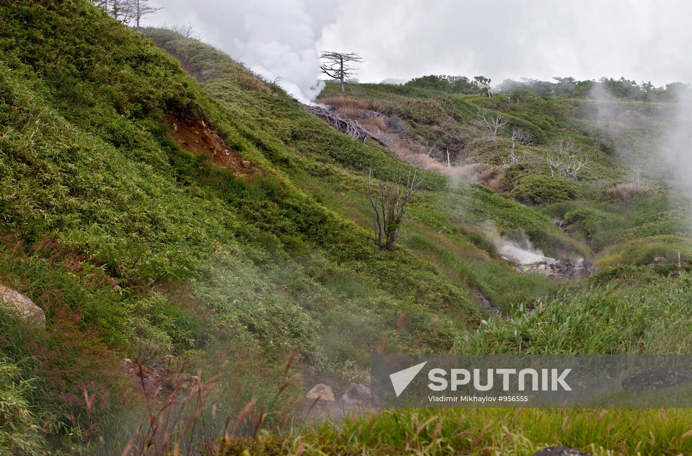 Regions of Russia. Kuril Islands. Iturup island