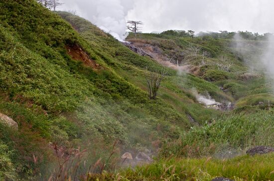 Regions of Russia. Kuril Islands. Iturup island