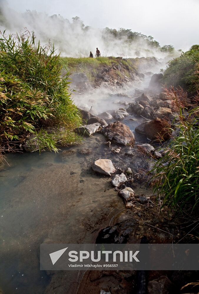 Regions of Russia. Kuril Islands. Iturup island
