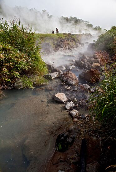 Regions of Russia. Kuril Islands. Iturup island